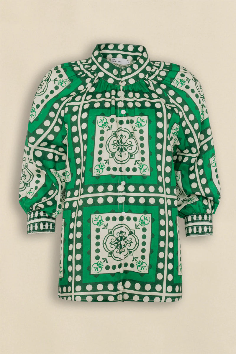 Inspire Top | Parrot Scarf