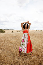 Rue Dress | Ruby Antique Rose