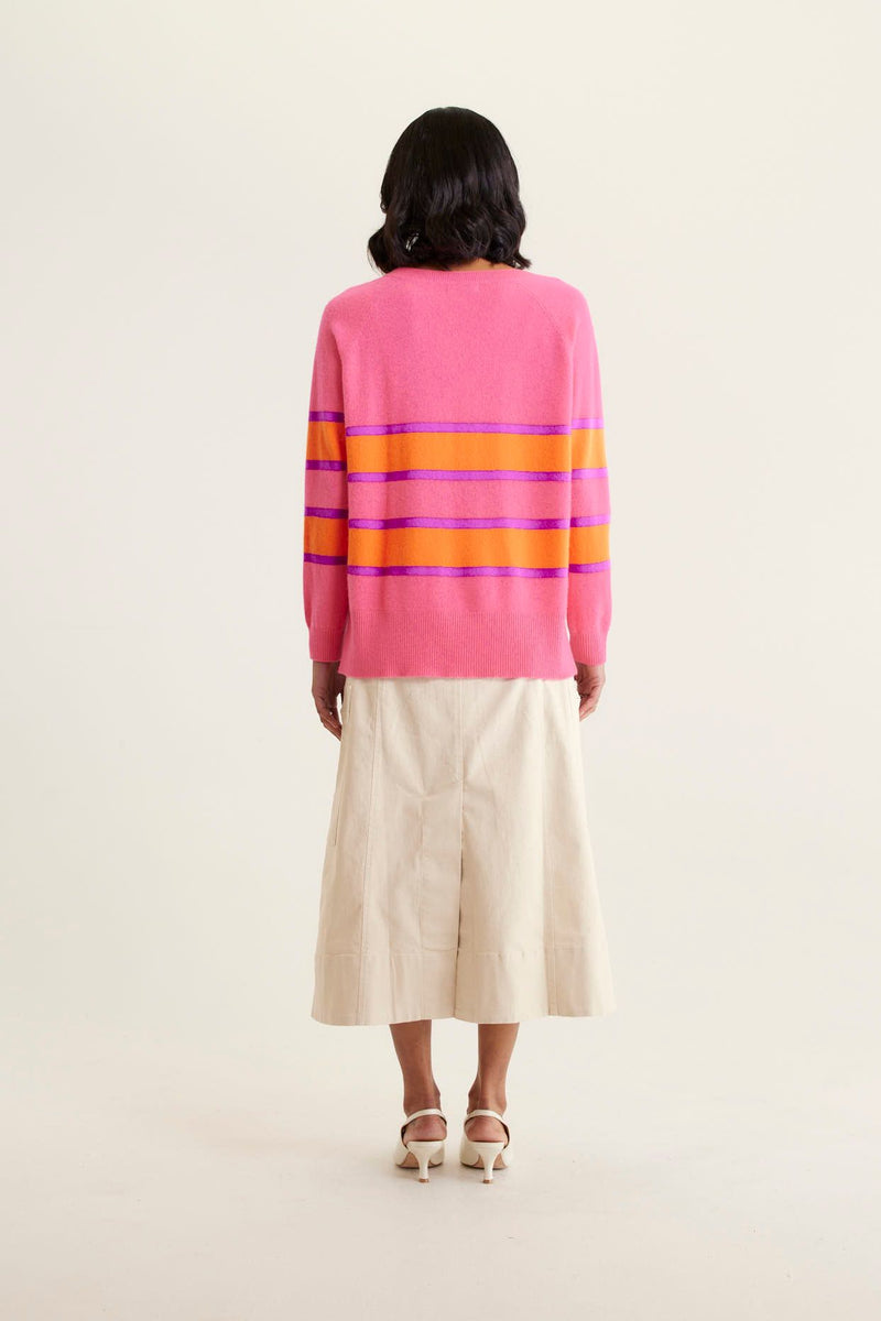 Brooklyn Sweater | Electric Pink