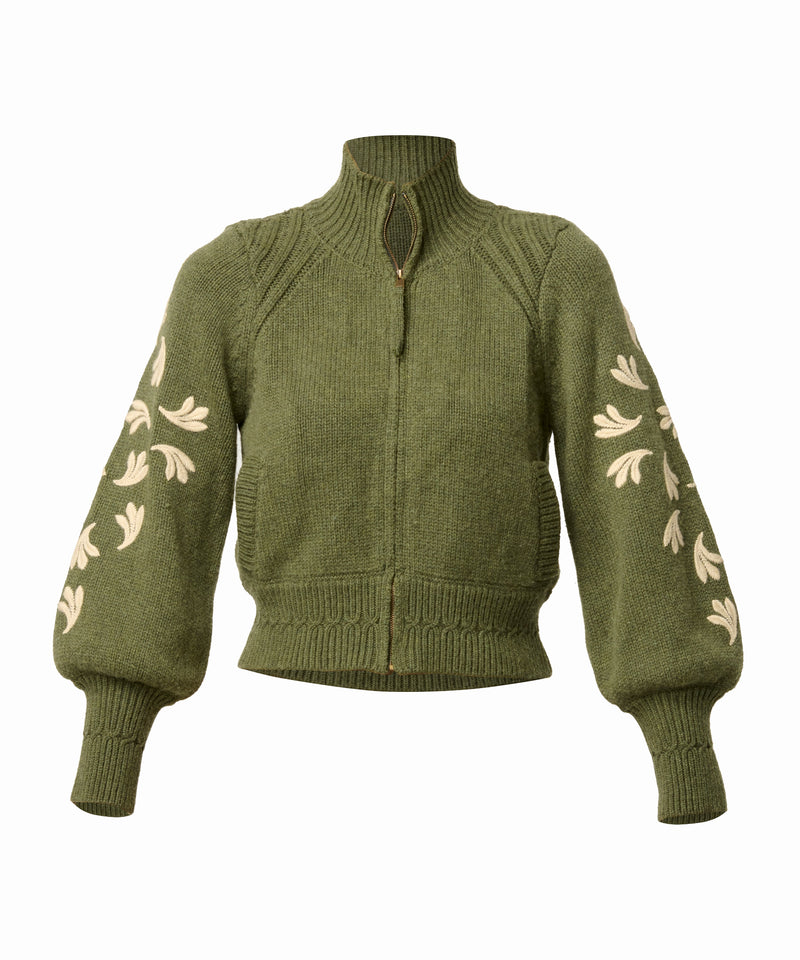 Carmela Knitted Bomber