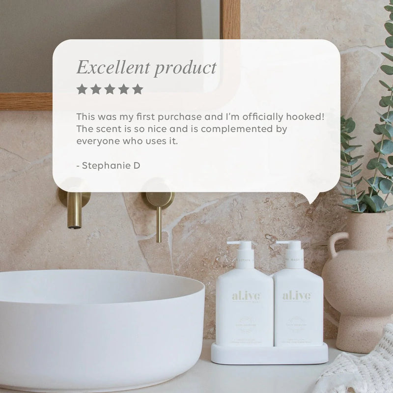 Wash & Lotion Duo + Tray | mango & lychee