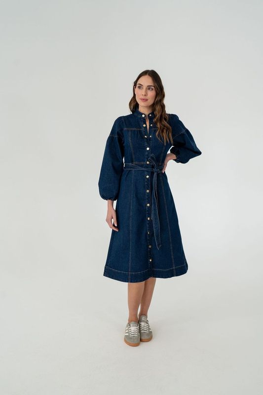 Berkeley Denim Dress | Dark