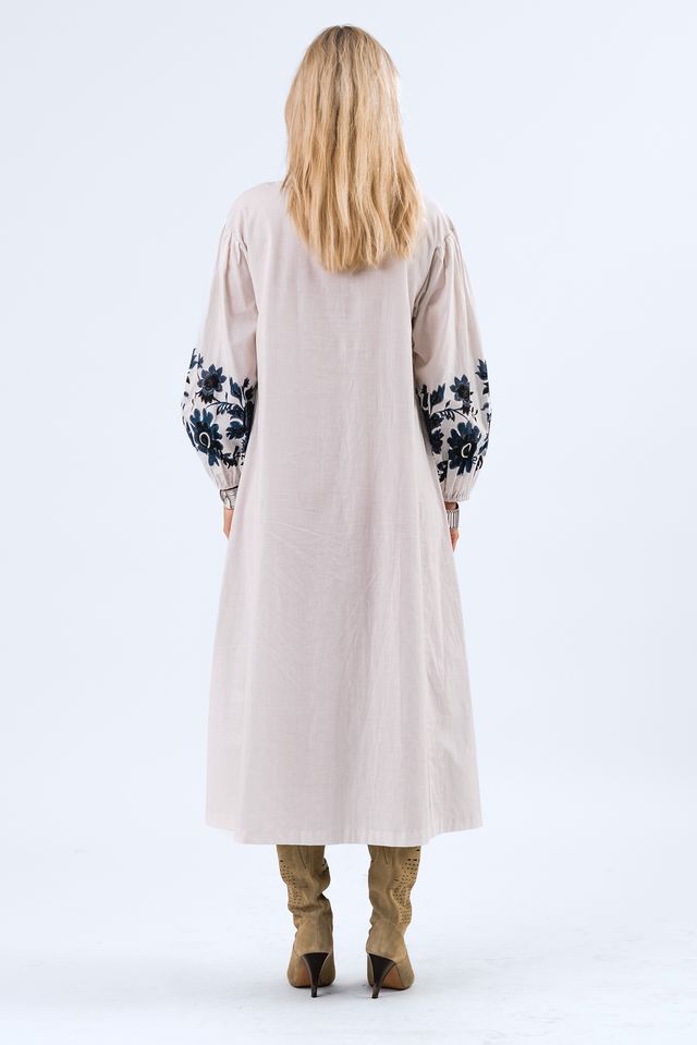 Silo Maxi Dress | Creme