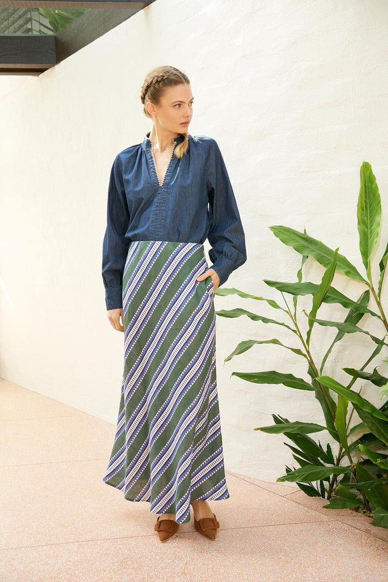 Ivy Sun Skirt | Green