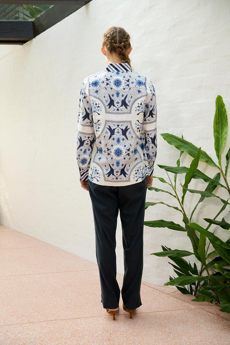 Skye Bird Blouse | White