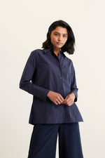 Primrose Shirt Pima | Navy