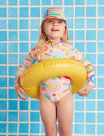Long Sleeve Zip Bathers | Fancy Fins