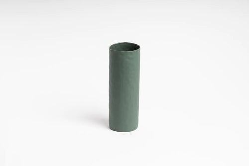 Ned Collections Ceramic Bernie Vase Forest Green