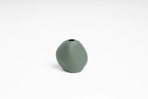 Ned Collections Harmie Vase Pebble Forest Green