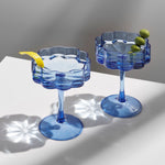 WAVE COUPE SET OF 2 | BLUE