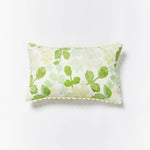 Bonnie and Neil Mini Rectangle Cushion 60x40cm Pastel Floral Green