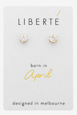 Liberte | Birthday Crystal Stud
