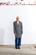 Kireina Estelle Coat Grey Plaid