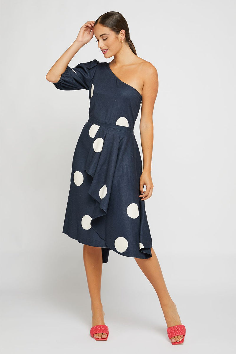 Jade Dress | Oversized Dot