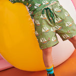 Kip & Co | Corduroy Shorts | Hey Sailor Green