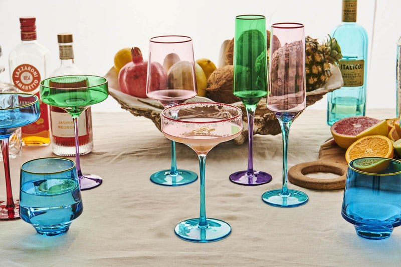 Rose With A Twist Champagne Glass 2P Set