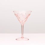Flemington Acrylic Martini Glass | Pale Pink