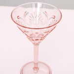 Flemington Acrylic Martini Glass | Pale Pink