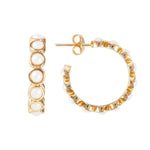 Fairley | Crystal Pearl Hoops