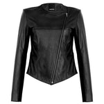 Simone Leather Jacket | Black