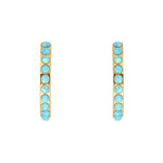 Fairley | Blue Opal Crystal Maxi Hoops