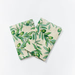 Bonnie and Neil | Linen Napkins Set of 6 | Olive Green