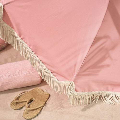Luxe Beach Umbrella | Powder Pink