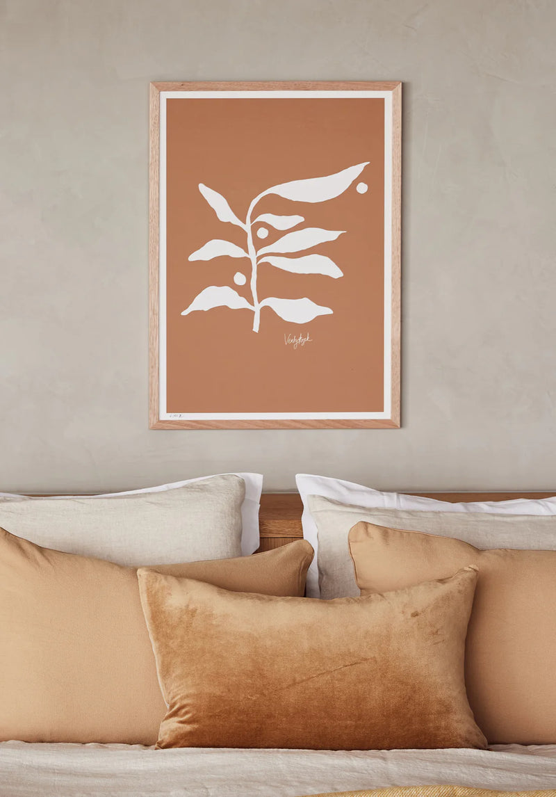 Branch Study #2 Art Print in Oak Frame