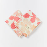 Bonnie and Neil | Linen Pillowcases Set of 2 | Mini Pastel Floral Pink