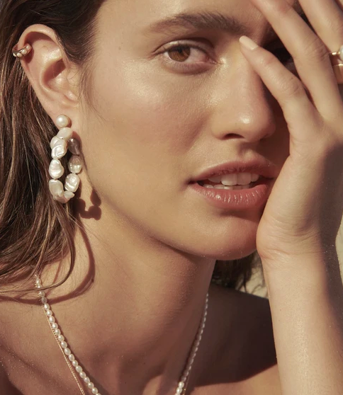Fairley | Crystal Pearl Huggies