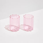 WAVE GLASSES SET OF 2 | PINK