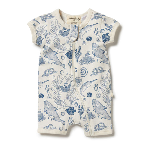 Wilson + Frenchy | Organic Boyleg Zipsuit | 7 Seas