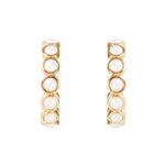 Fairley | Crystal Pearl Hoops