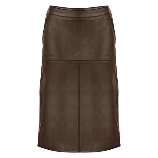 Cleo Midi Skirt | Chocolate Brown